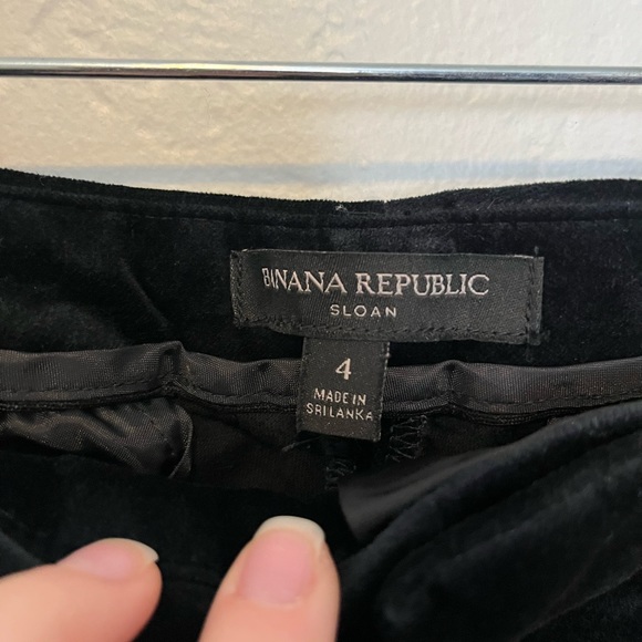 Banana Republic Sloan Velvet Trousers - Picture 2 of 5